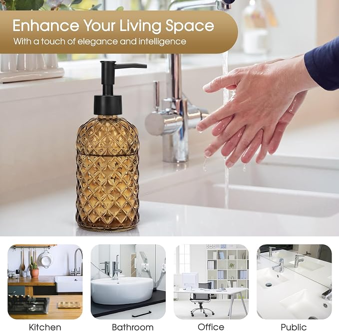 Topsky Gem Glass Soap Dispenser - Image 5