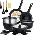 BECIGAR Nonstick Ceramic Cookware Set 21PCS by BecigarCookware