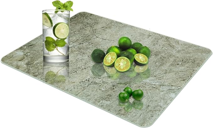 JAMBALAY Tempered Glass Cutting Board by JAMBALAY