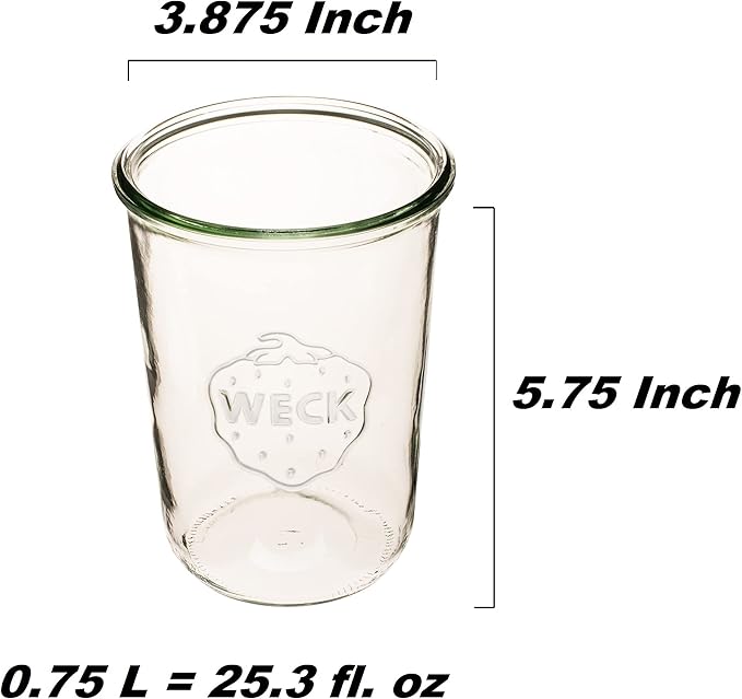WECK Canning Jars 743-25.3 fl. oz Mold Jars - Image 2