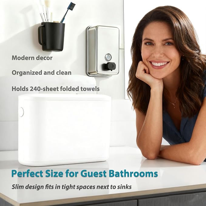 Multifold Paper Towel Dispenser Countertop: Modunful Z Flod/Tri Fold Hand Towel - Image 2