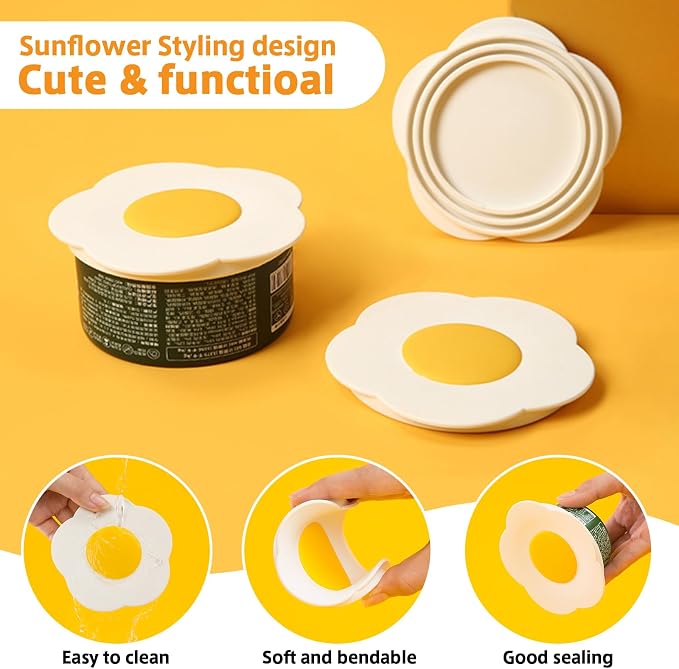 Pet Food Can Lids, Universal Size Can Covers - Image 2