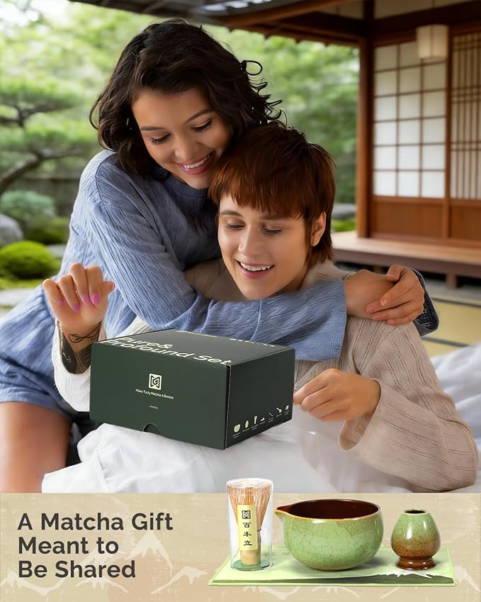 Maestri House Matcha Whisk Set, 7-Pc Complete Matcha Kit - Image 7