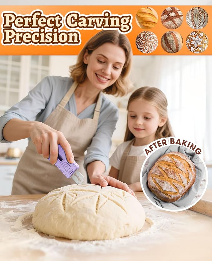 Bread Scoring Tool for Sourdough, Magnetic Bread Lame - Image 4