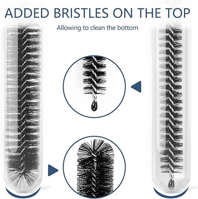 Ixiaoyoo Straw Cleaner Brush Set, 12 Pieces Botthle Cleaning Brush and Nylon - Image 5