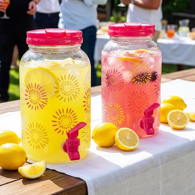 Havawish 2 Pcs 1 Gallon Plastic Beverage Dispenser - Image 8