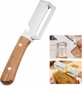 Vegetable Peeler, with Wooden Handle & Bottle Opener, Stainless Steel Kitchen by UPABLUNSO