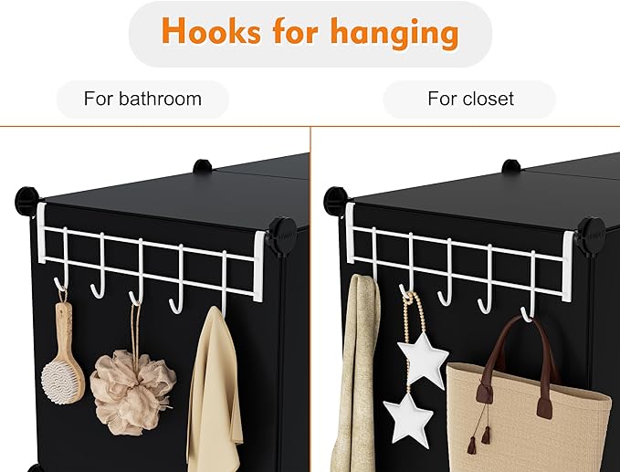 Closet Organizers and Storage, 12 Cube Storage Organizer, Portable Closet - Image 6
