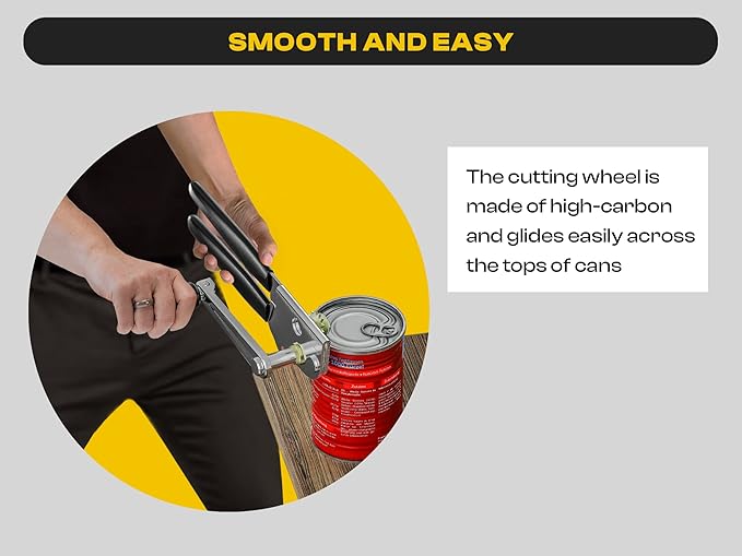 Heavy Duty Can Opener with Magnet – Commercial Can Opener Manual - Image 4