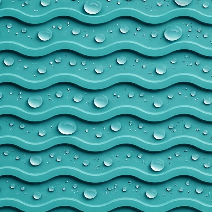 Silicone Drying Mat 16 × 12 – Teal Green Non-Slip Sink Mat - Image 7