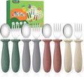 DRKIO 8 Pieces Toddler Utensils Set by DRKIO