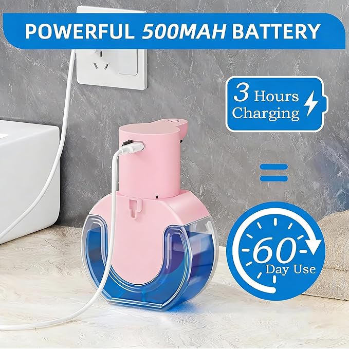 Automatic Soap Dispenser Touchless, Liquid Soap Dispenser USB Rechargeable - Image 6