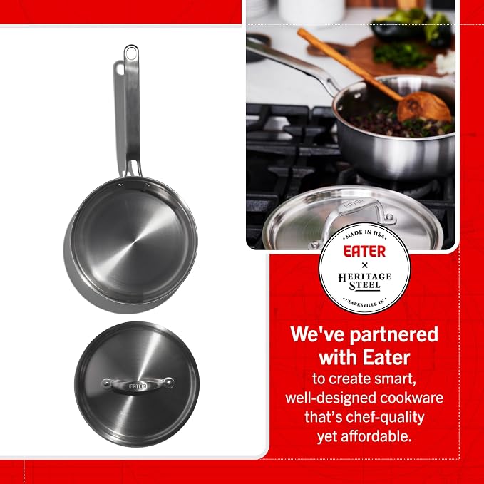 Heritage Steel x Eater 2 Quart Saucepan - Image 4