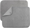 2 Pack Microfiber Dish Drying Mat, Absorbent Dish Drainer Kitchen Counter by Meirrnyyu