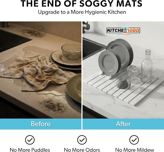 Stone Drying Mat for Kitchen Counter - Image 4