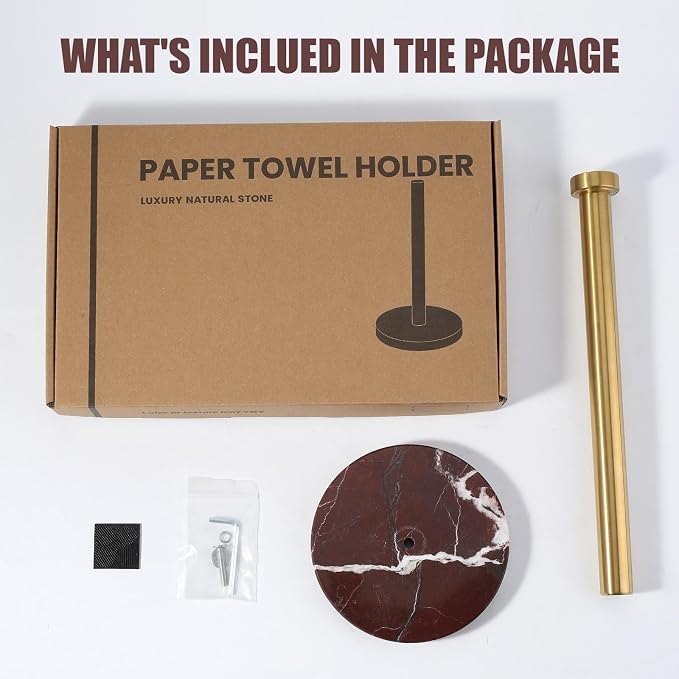 Koville Paper Towel Holder Countertop, Standing Paper Roll Holder - Image 9