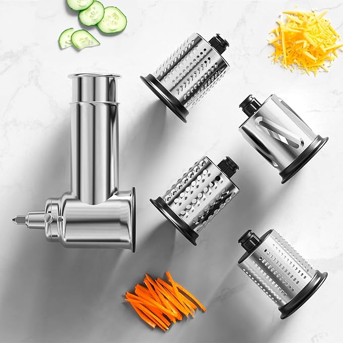 Stainless Steel Slicer Shredder Attachment - Image 3