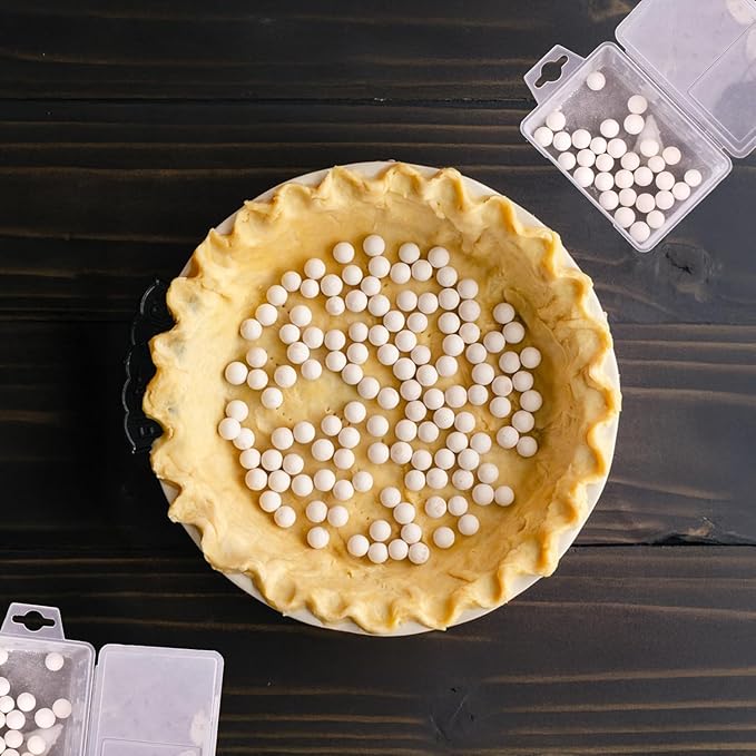 Mrs. Anderson's Baking Ceramic Pie Crust Weights, Natural Stoneware, - Image 2