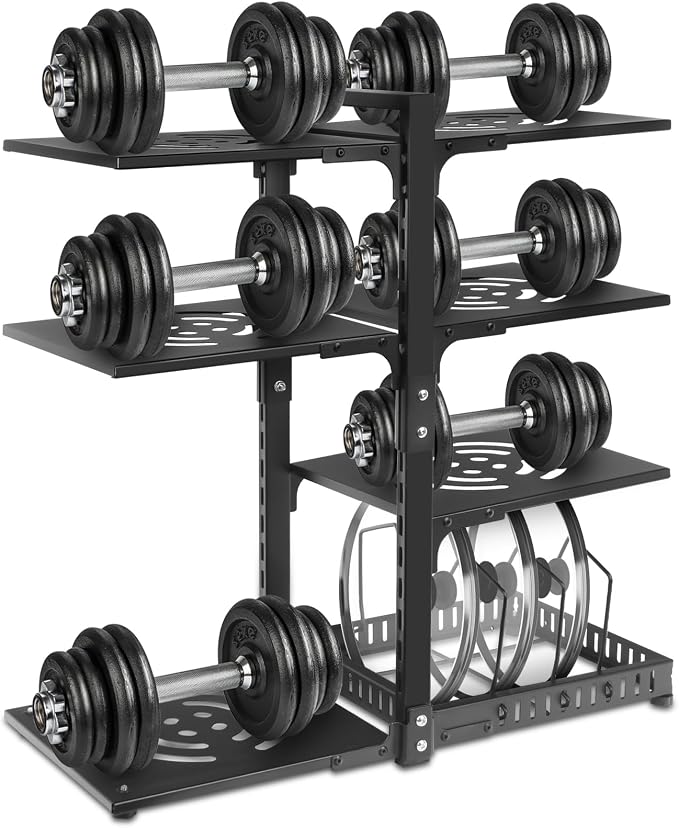 Pot Rack Organizers：CASONNIK 6+1-Tier Adjustable Heavy Duty Pan Organizer - Image 7