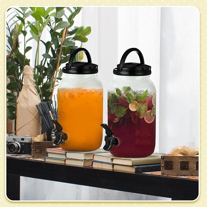 Havawish 2 Pcs 1 Gallon Plastic Beverage Dispenser - Image 5