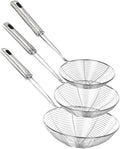 Enhanced Version Stainless Steel Spider Strainer Skimmer Ladle, Pasta Strainer by Fancymay