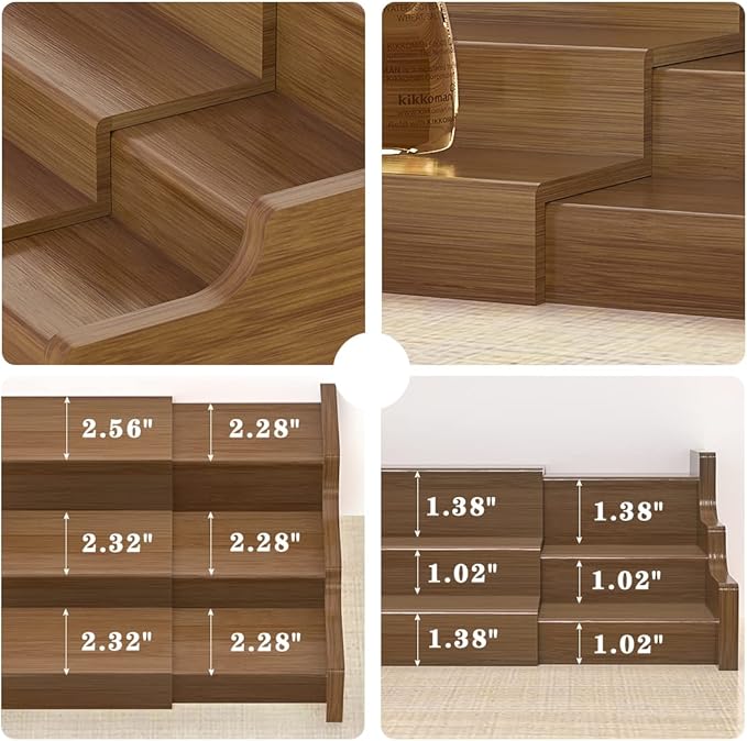 Bamboo Spice Rack Cabinet Organizer - Image 5