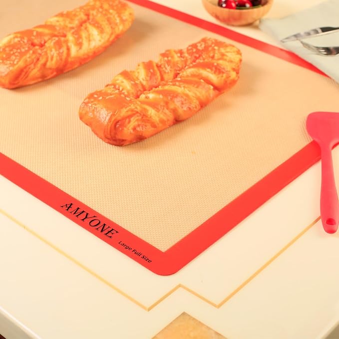 AMYONE Silicone Baking Mats for Full Size Sheet Pan, Non-Stick Silicone Baking - Image 7