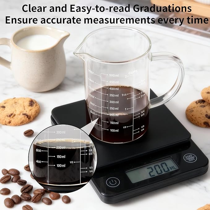 77L Glass Measuring Cup, High Borosilicate Glass Measuring Cup - Image 8