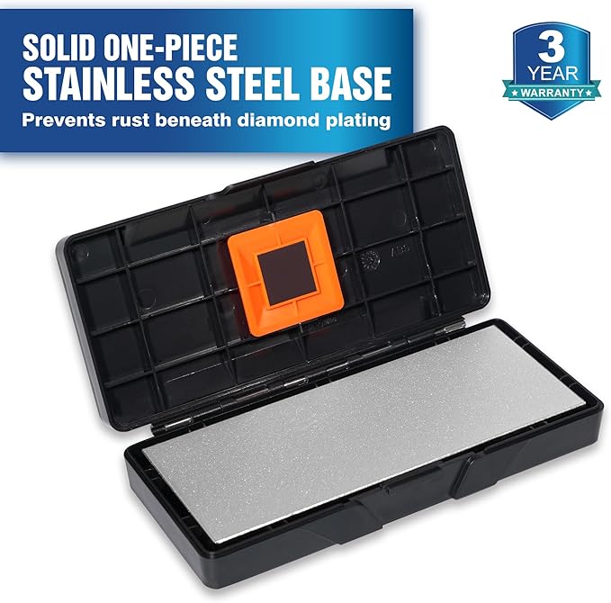 SHARPAL 156N Double-sided Diamond Sharpening Stone Whetstone Knife Sharpener | - Image 5