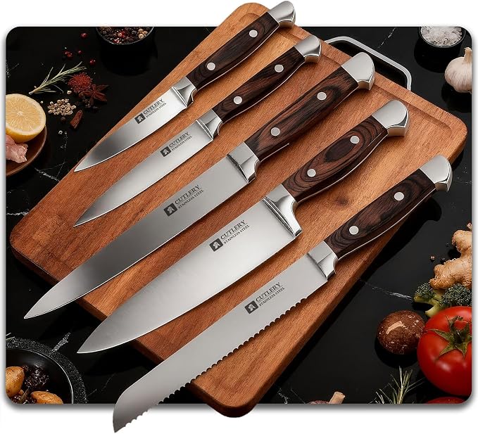 Magnetic Knife Block Set, Double Sided Magnetic Knife Holder - Image 5