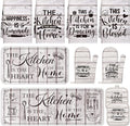 Fourluoo 10 Pcs Farmhouse Kitchen Decor and Accessories Set 4 Kitchen Towels 2 by Fourluoo