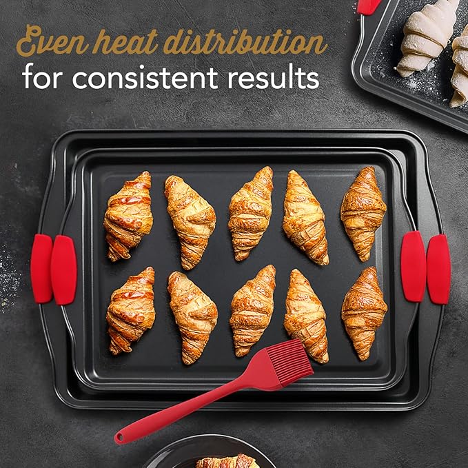 Baking Pan Set, 15 Piece Premium Baking Set, Nonstick Bakeware Sets BPA Free - Image 6