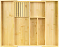 VaeFae Bamboo Kitchen Drawer Organizer, Utensil Tray by VaeFaeDirect