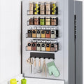 Mystozer 5 Pack Moveable Magnetic Spice Rack Organizer by Mystozer