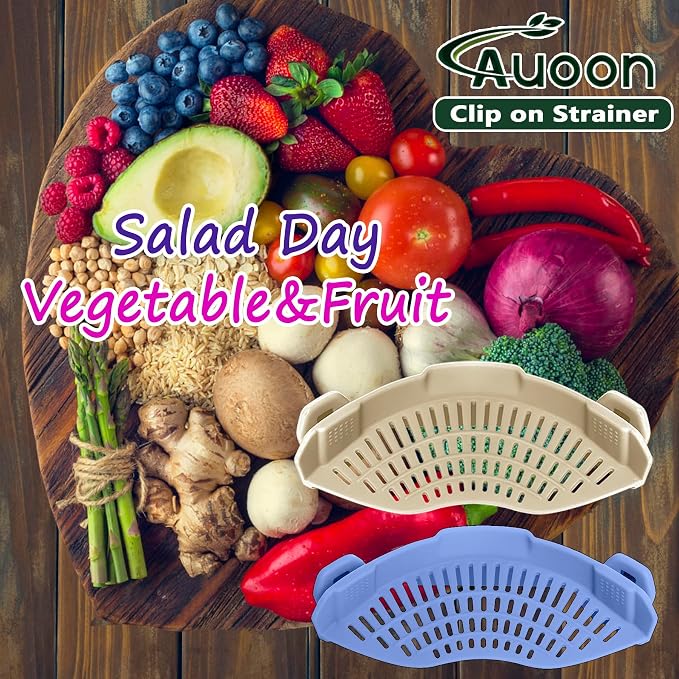 AUOON Clip on Strainer for Pots and Pans - Image 5