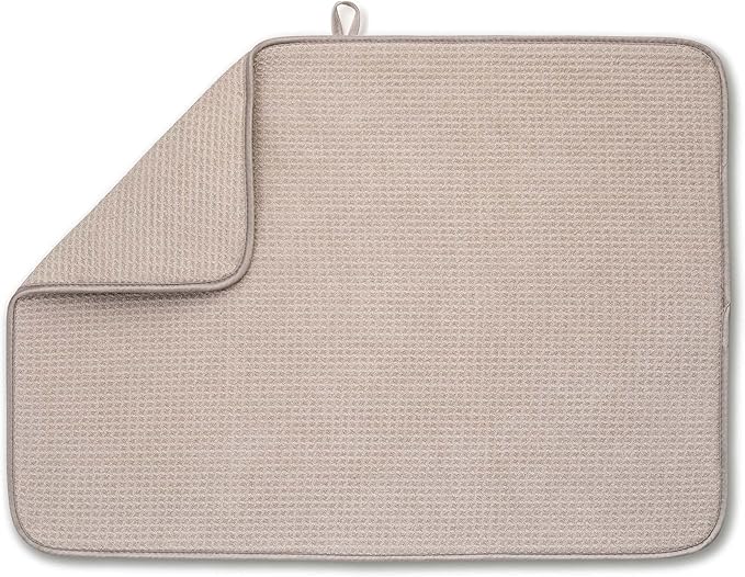 Bellemain XL Dish Mat 24" x 17" Microfiber Dish Drying Mat, Super absorbent by Bellemain