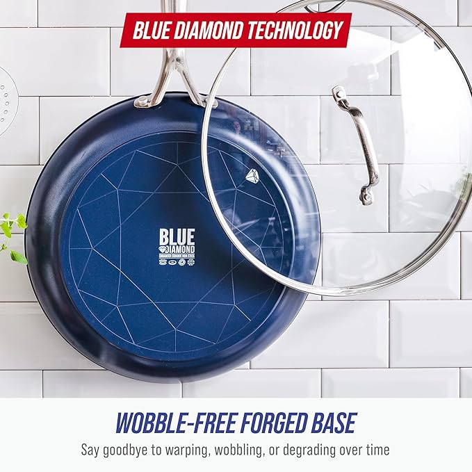 Blue Diamond 12" Nonstick Frying Pan - Image 6