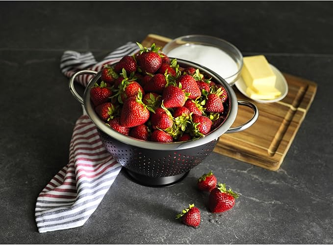 GoodCook Gourmet Colander, 5qt capacity, Stainless Steel - Image 5