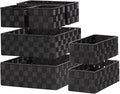 Posprica Small Baskets for Organizing Woven Storage for Shelves, Decorative by Posprica