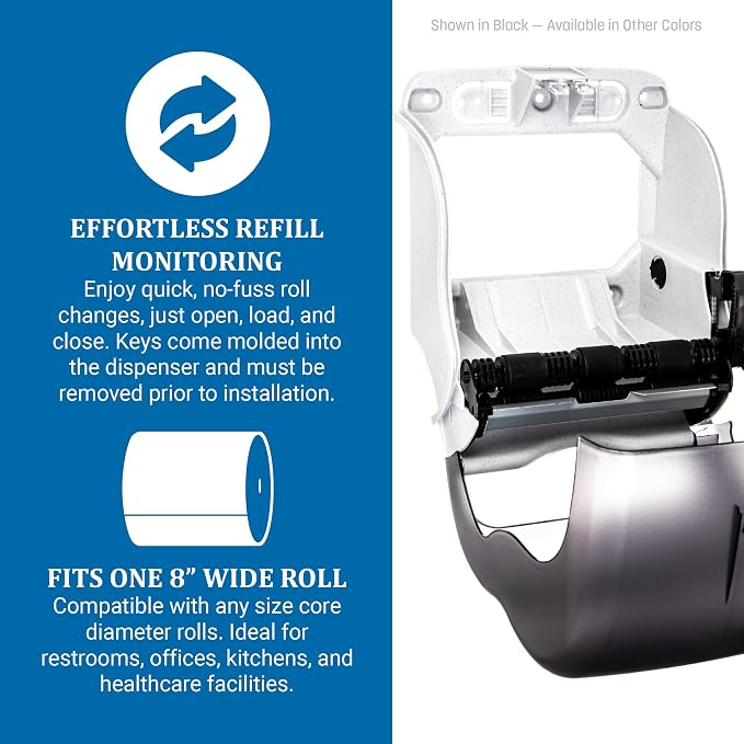 San Jamar Classic Element Paper Towel Dispenser Fits All Core Sizes - Image 3