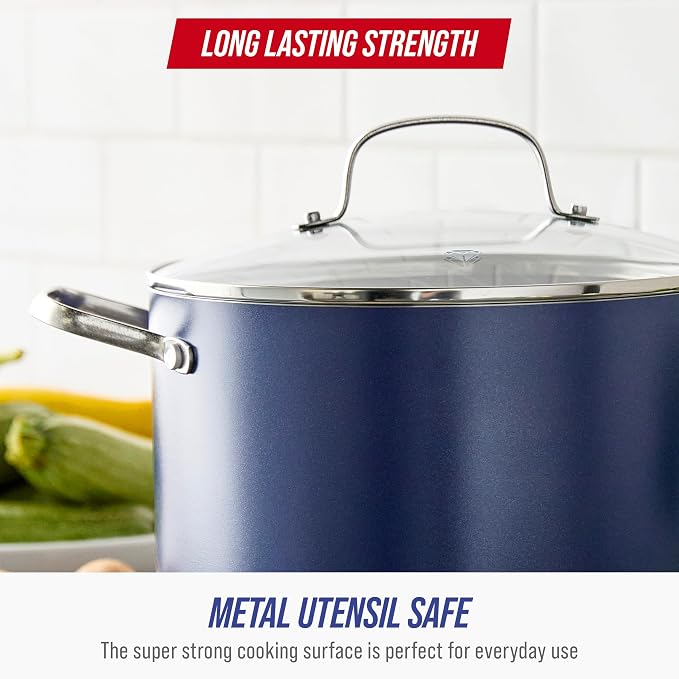 Blue Diamond 8QT Nonstick Stockpot - Image 8
