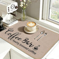 Findosom Dish Drying Mat, Cuttable Drying Mat by Findosom