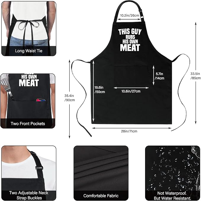 Xornis 100% Cotton Funny Apron - Image 3