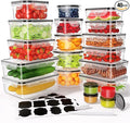 40 PCS Food Storage Containers by KEMETHYFocusesonCreatingEfficientStorageProductswithQualityMaterials