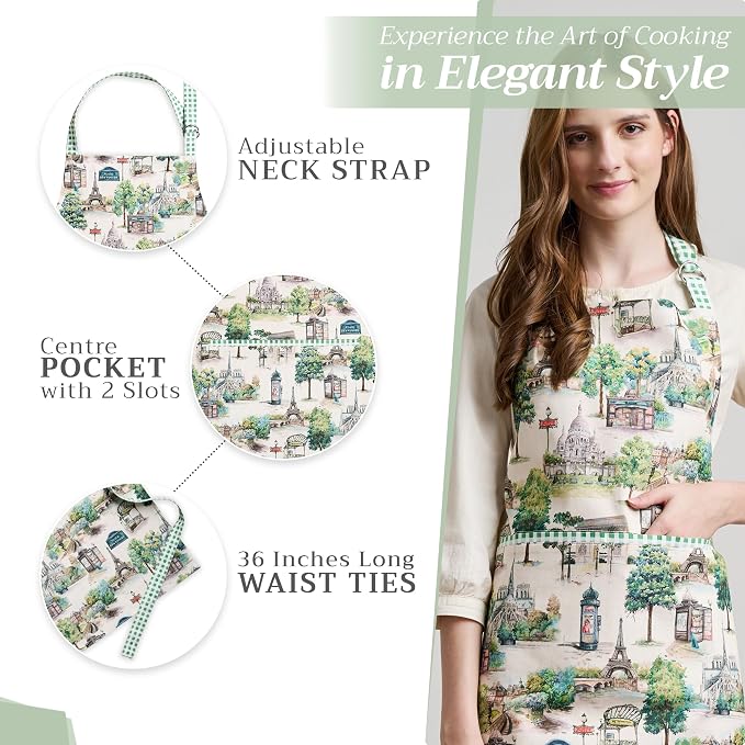 Maison d' Hermine 100% Cotton Apron - Image 5