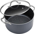 BEZIA 10 Quart Cooking Pot, Large Non Stick Induction Stock Pots by BEZIA