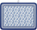 Blue Floral Branches Dish Drying Mat by Kawani