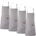 Handepo 4 Pcs Kitchen Aprons by Handepo