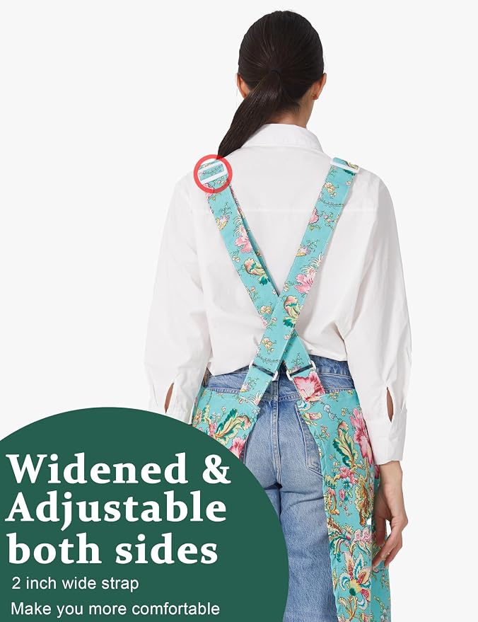 Cozy Adjustable Cross Back Aprons - Image 3