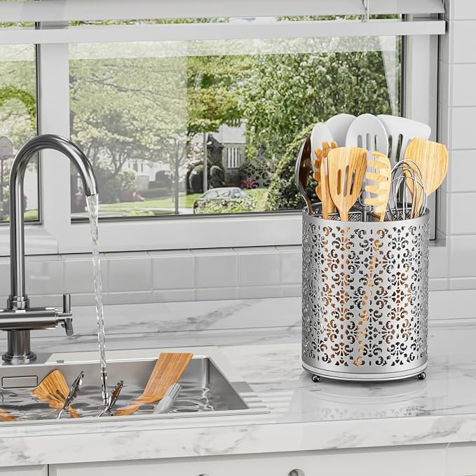 YIUKEA Extra Large Utensil Holder - Image 5